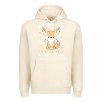 Tofu i'm really a fennec fox in a human costume funny gift t shirt Premium Hoodie - trangStudio