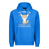 True Royal i'm really a fennec fox in a human costume funny gift t shirt Premium Hoodie - trangStudio