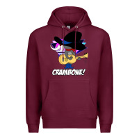 Burgundy uncle pecos crambone retro 80s Premium Hoodie - trangStudio