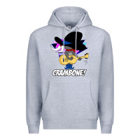 Heather Grey uncle pecos crambone retro 80s Premium Hoodie - trangStudio