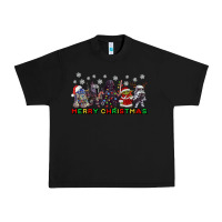 Black merry christmas gnomies Urban Heavy Tee - CowGirlArtShop