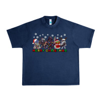 Navy merry christmas gnomies Urban Heavy Tee - CowGirlArtShop