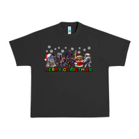 Pigment Black merry christmas gnomies Urban Heavy Tee - CowGirlArtShop