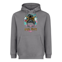 Storm nail tech life messy bun Heavyweight Hoodie - BarkalooDesign
