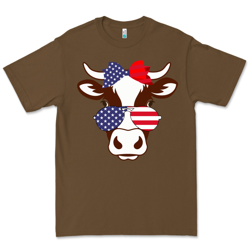 Cow 4th Of July Independence Day Premium Tee by Bettercallsaul | Teevron