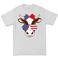 Dove Grey Cow 4Th Of July Independence Day Premium Tee - Bettercallsaul