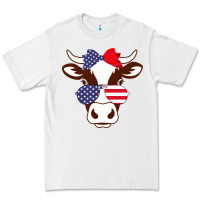 White Cow 4Th Of July Independence Day Premium Tee - Bettercallsaul