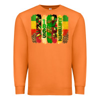 Carrot juneteenth brushstrokes Premium Sweatshirt - BarkalooDesign