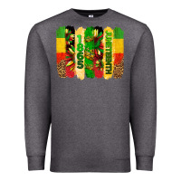 Charcoal Heather juneteenth brushstrokes Premium Sweatshirt - BarkalooDesign