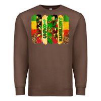 Chestnut juneteenth brushstrokes Premium Sweatshirt - BarkalooDesign