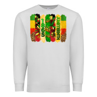 Dove Grey juneteenth brushstrokes Premium Sweatshirt - BarkalooDesign
