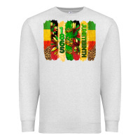 Oatmeal Heather juneteenth brushstrokes Premium Sweatshirt - BarkalooDesign