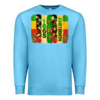 Ocean Blue juneteenth brushstrokes Premium Sweatshirt - BarkalooDesign