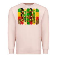 Pale Pink juneteenth brushstrokes Premium Sweatshirt - BarkalooDesign