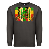 Smoke juneteenth brushstrokes Premium Sweatshirt - BarkalooDesign
