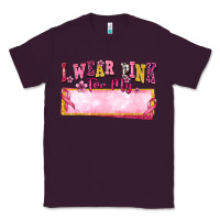 Plum Personalized i wear pink for my Classic Tee - texasbilliewilder