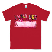 Red Personalized i wear pink for my Classic Tee - texasbilliewilder