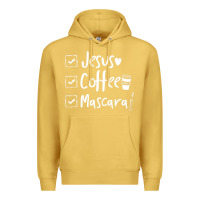 Antique Gold Checklist Jesus Coffee Mascara Premium Hoodie - trangStudio