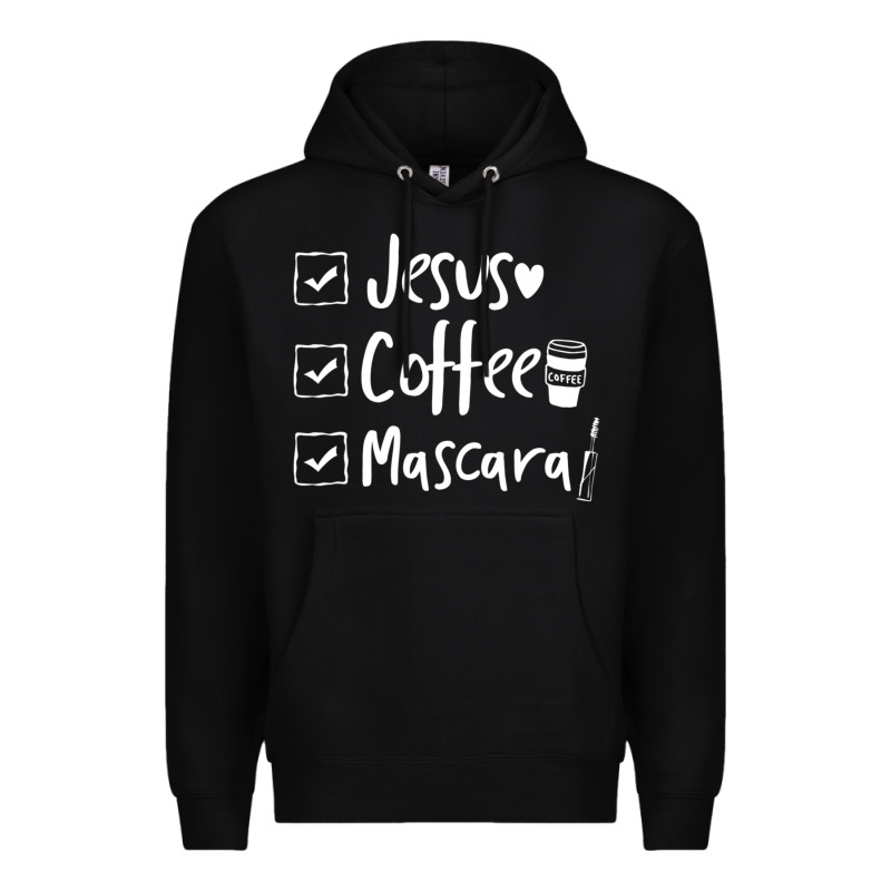 Checklist Jesus Coffee Mascara Premium Hoodie by trangStudio | Teevron