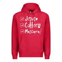 Cardinal Checklist Jesus Coffee Mascara Premium Hoodie - trangStudio