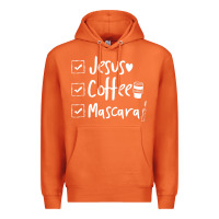 Carrot Checklist Jesus Coffee Mascara Premium Hoodie - trangStudio