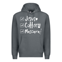 Rock Checklist Jesus Coffee Mascara Premium Hoodie - trangStudio