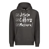 Smoke Checklist Jesus Coffee Mascara Premium Hoodie - trangStudio