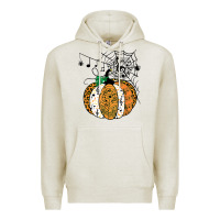 Halloween Pumpkin Music Symbols Music Teacher Halloween T Shirt Copy Premium Hoodie | Teevron
