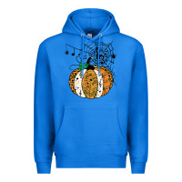 True Royal halloween pumpkin music symbols music teacher halloween t shirt copy Premium Hoodie - trangStudio