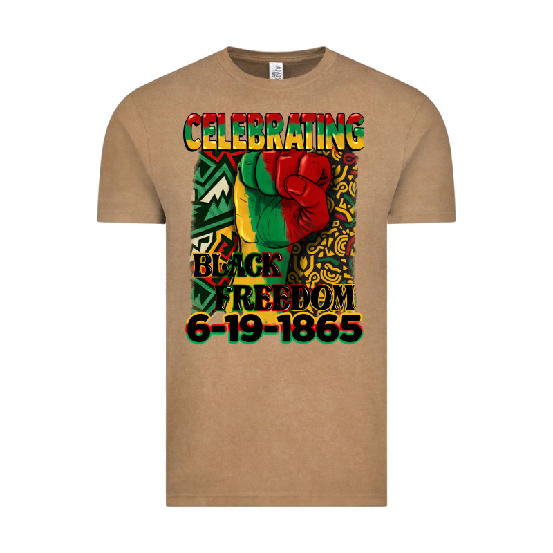 Celebrating Black Freedom 6 19 1865 Juneteenth Vintage Tee by CowGirlArtShop | Teevron
