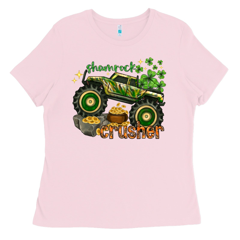 Shamrock Crusher Ladies Tee by NancyCooperArtShop | Teevron