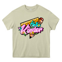 Mossy hello kinder Heavy Core Tee - JahusDesignShop