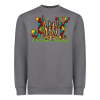 Storm joy Christmas Rockin Heavyweight Sweatshirt - CowhideDigitalArt