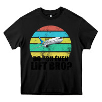 Black Do You Even Lift Bro Heavy Core Tee - Bettercallsaul