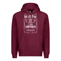 Burgundy corpsman 8404 devildoc gift for corpsman t shirt Premium Hoodie - trangStudio