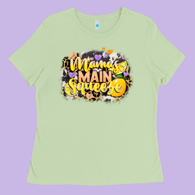 Mama's Main Squeeze Ladies Tee Designed By Nancycooperartshop