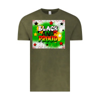 Vintage Olive black and proud Vintage Tee - CowGirlArtShop