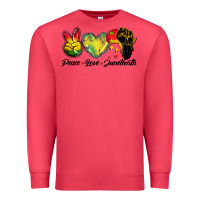 Cardinal peace love juneteenth Premium Sweatshirt - BarkalooDesign