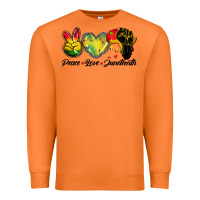 Carrot peace love juneteenth Premium Sweatshirt - BarkalooDesign