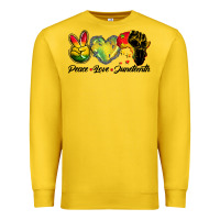 Lemon peace love juneteenth Premium Sweatshirt - BarkalooDesign