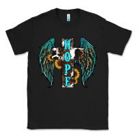 Black Western Wings Cross Hope Classic Tee - RanaPortraitStore