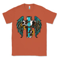 Copper Western Wings Cross Hope Classic Tee - RanaPortraitStore