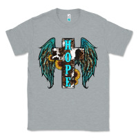 Heather Grey Western Wings Cross Hope Classic Tee - RanaPortraitStore