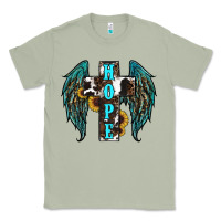 Matcha Western Wings Cross Hope Classic Tee - RanaPortraitStore