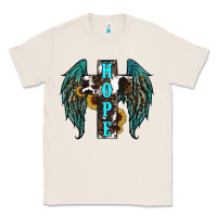 Natural Western Wings Cross Hope Classic Tee - RanaPortraitStore