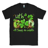 Black with god all things are possible Classic Tee - Artiststas