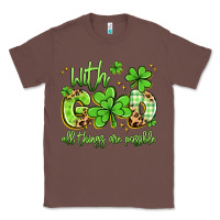 Chestnut with god all things are possible Classic Tee - Artiststas