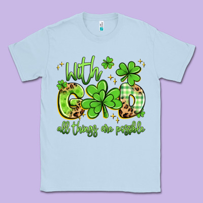 With God All Things Are Possible Classic Tee Designed By Artiststas