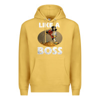Antique Gold like a boss duck tales art gift for fans Premium Hoodie - trangStudio