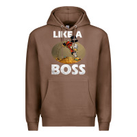 Chestnut like a boss duck tales art gift for fans Premium Hoodie - trangStudio